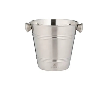 Seau à glace simple paroi 1L argent Premium | Essentiels de bar élégants.