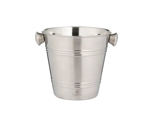 Seau à glace simple paroi 1L argent Premium | Essentiels de bar élégants.