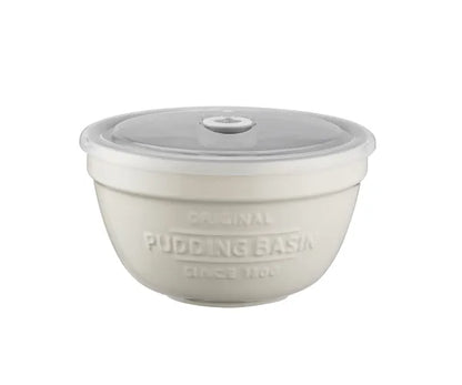 Pudding Bowl Innovant avec Couvercle - Idéal pour la Cuisson et le Stockage Alimentaire.