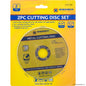 2pc Metal Cutting Disc Set - 4.5"/115mm for Superior Results