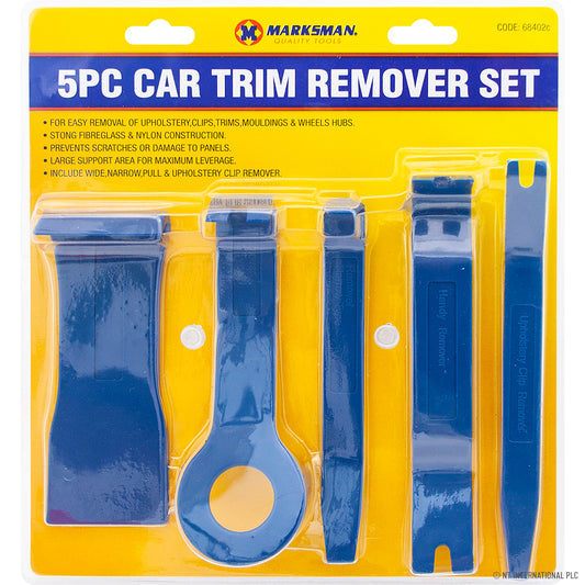 Professional 5pc Car Trim Remover Set - Essential Tools for Precision Auto Interior and Exterior Work