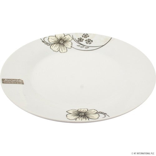 Rehaussez Votre Expérience Culinaire avec Notre Assiette Plate de 23cm – Magnifique Motif Floral.
