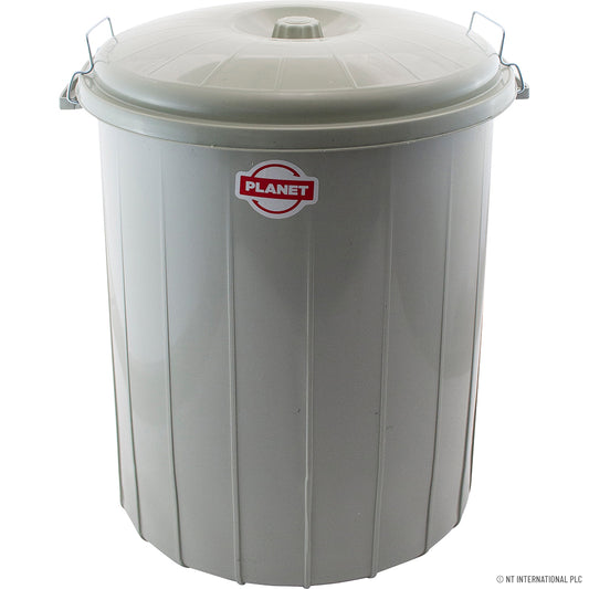 Poubelle Verrouillable Premium N° 3 Grise 50L | Gestion sécurisée des déchets.