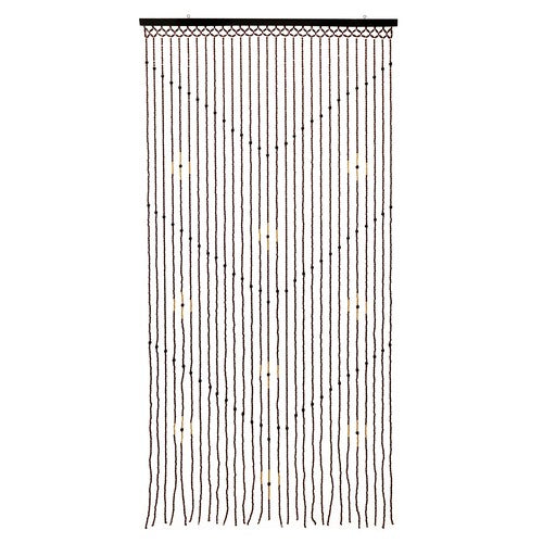 Rideau de porte perlée Toscane - Motif flèche | Environ 90x180cm | Décoration bohème pour la maison et le bureau
