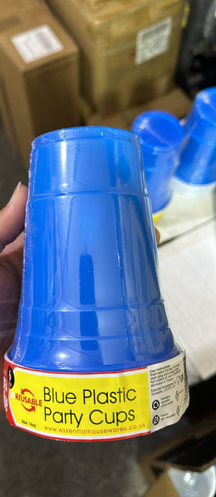 Premium Blue Plastic Party Cups Durable & Vibrant