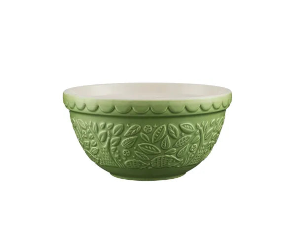Bol mélangeur vert 21 cm In The Forest S30 : L'indispensable polyvalent de votre cuisine.