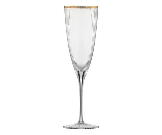Elevate Your Entertaining: Roma Flute Glasses Set Of 2 .