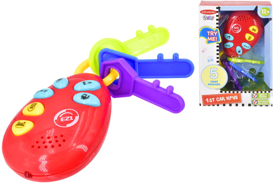 My 1st Car Keys - Interactive Toy for Babies 12 Months and Older