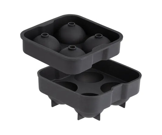 Coffret de moules à glaçons ronds en silicone de qualité supérieure | Améliorez vos boissons avec des glaçons parfaitement formés.