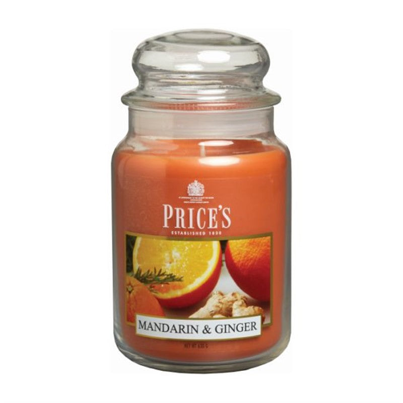 Découvrez la grande jarre parfumée Mandarine & Gingembre, une fragrance rafraîchissante