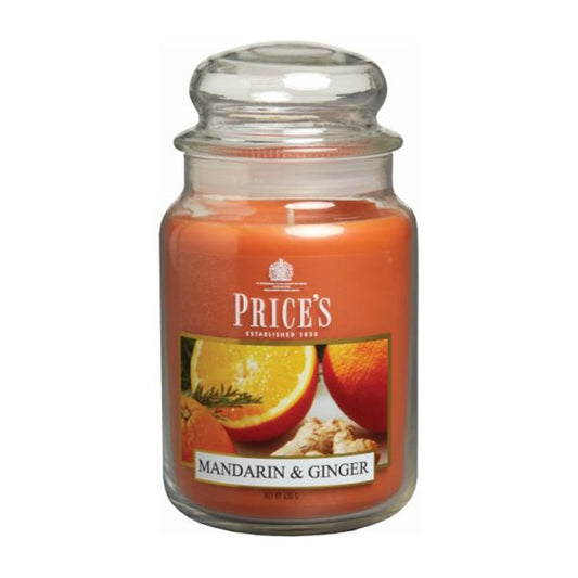Découvrez la grande jarre parfumée Mandarine & Gingembre, une fragrance rafraîchissante