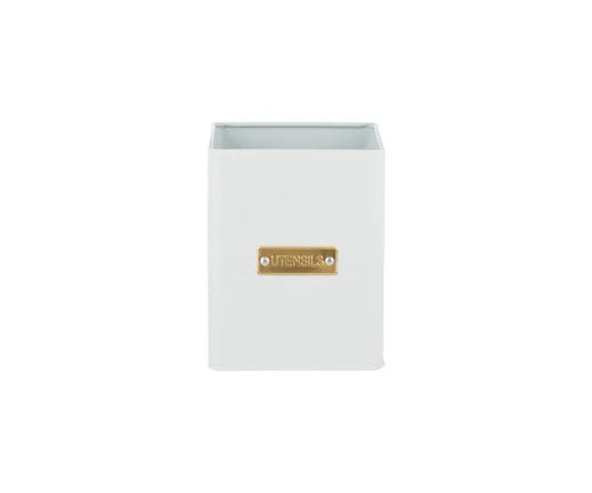 Organisez votre cuisine avec le pot à ustensiles carré blanc Otto - Achetez l'accessoire de cuisine parfait.