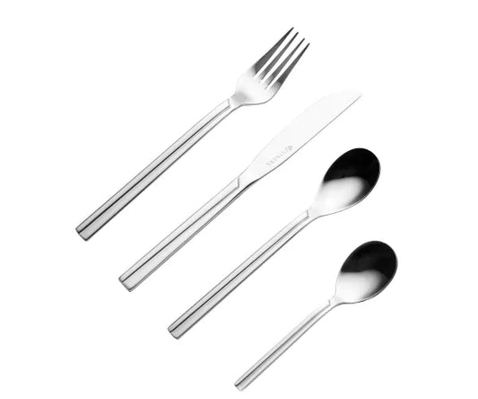 Elevate Your Dining Experience with the Valencia 18/0 16 Piece Cutlery Set Giftbox.