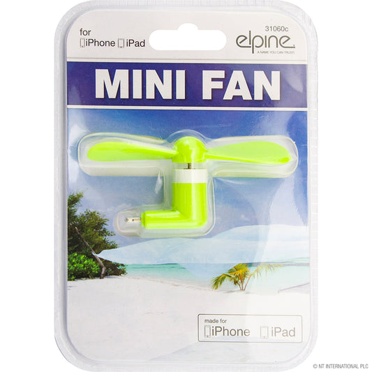 Restez au frais partout avec notre mini ventilateur USB pour iPhone - Compact et pratique !