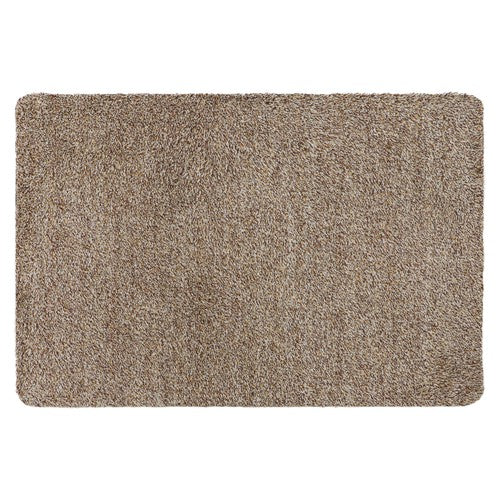 Améliorez votre entrée avec le tapis anti-salissures Kensington – Marron 50x75cm.