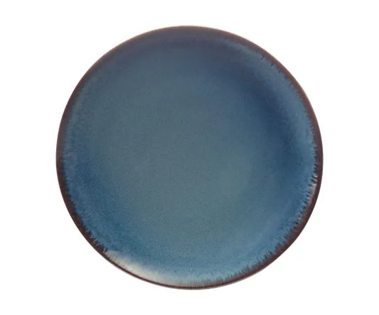 Assiette plate Mason Cash Reactive bleue 26 cm