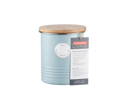 Boîte à café LIVING bleue 1 litre