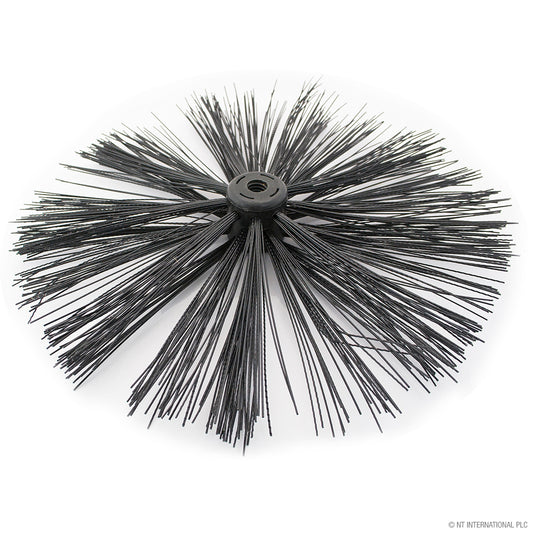Premium 400mm Chimney Brush - Sleek Black Finish for Efficient Cleaning