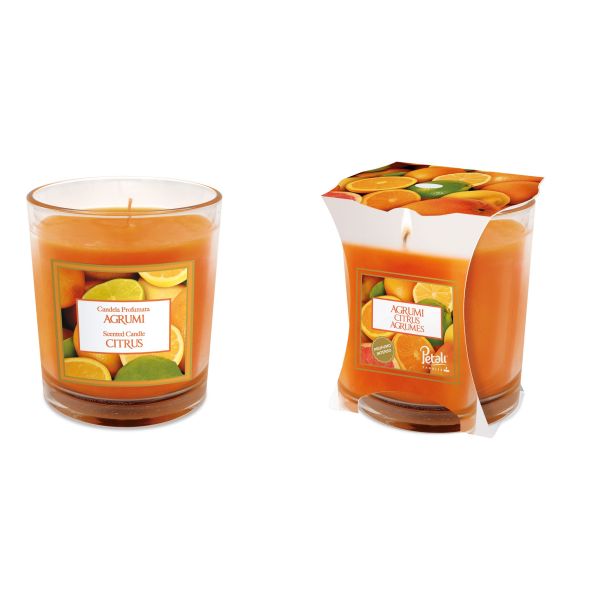 Bocal moyen Petali Orange et Cannelle : un délice parfumé pour votre intérieur