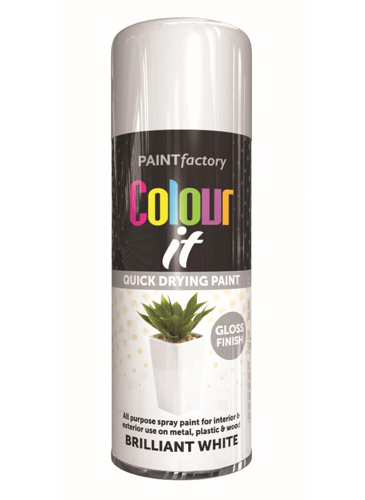 COLOUR IT Brilliant White Gloss - Premium Paint for Stunning Finishes