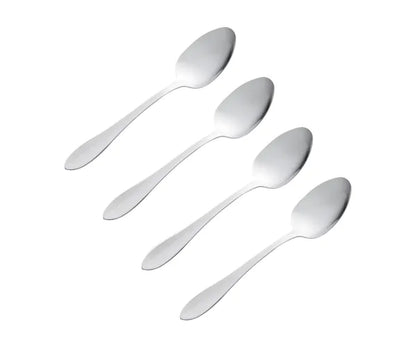 Lot de 4 cuillères à dessert Everyday Breeze en acier inoxydable 18/0 : design élégant.