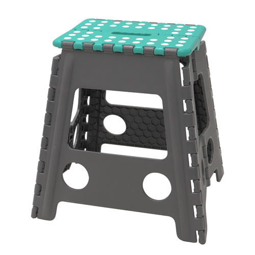 Jvl Tabouret pliant grand modèle turquoise -