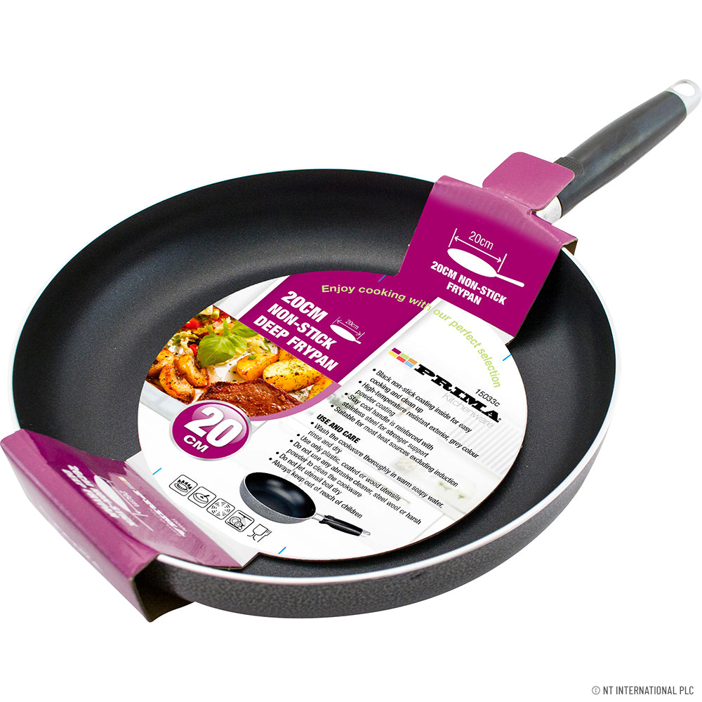 20cm Non-Stick Fry Pan - Stone Vein Premium Quality Cookware for Effortless Culinary Delights!