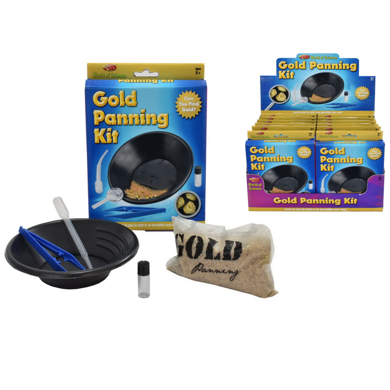Découvrez l'or avec notre kit de prospection coloré | Parfait pour débutants et experts