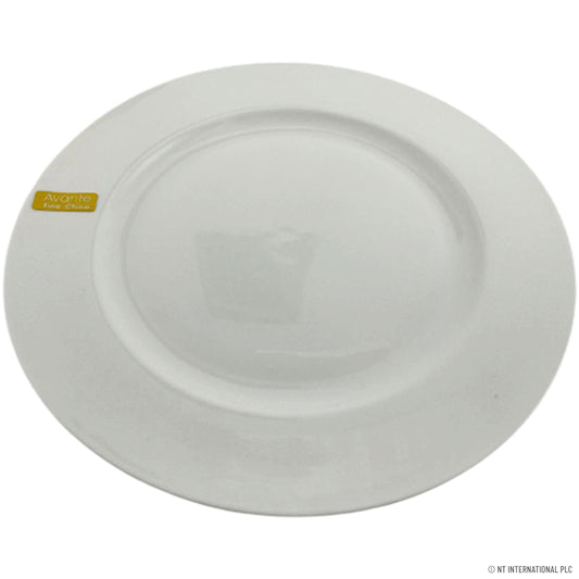Améliorez votre expérience culinaire avec notre assiette de 26,5 cm (10,5") – Fabriquée en porcelaine New Bone China de première qualité.