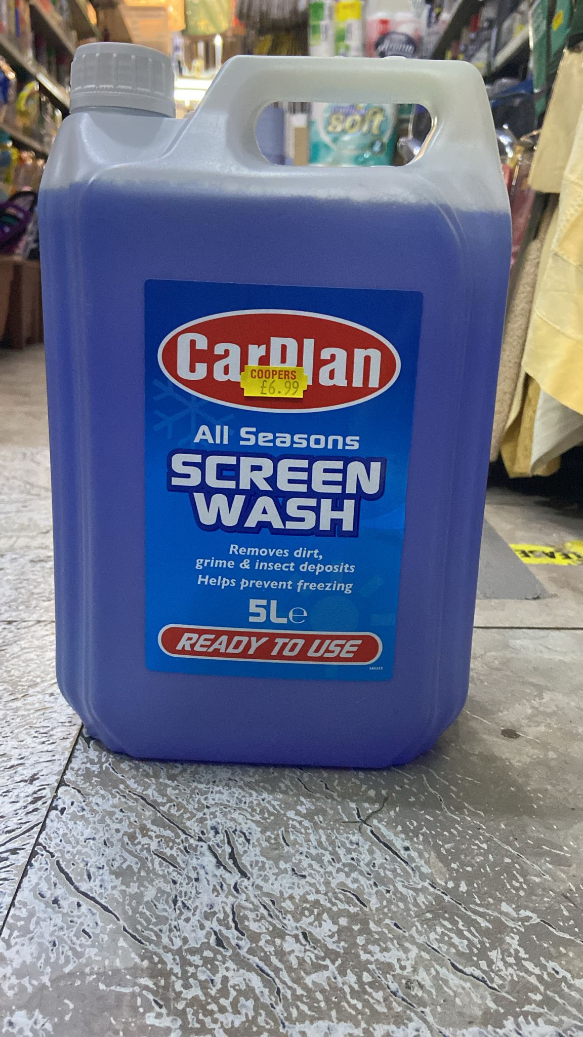 Car Plan All Seasons Screen Wash 5L