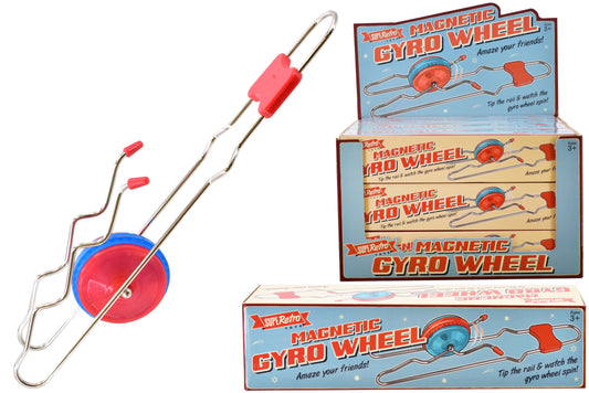 Magnetic Wheel 'Retro' - Colorful Box & Display Packaging