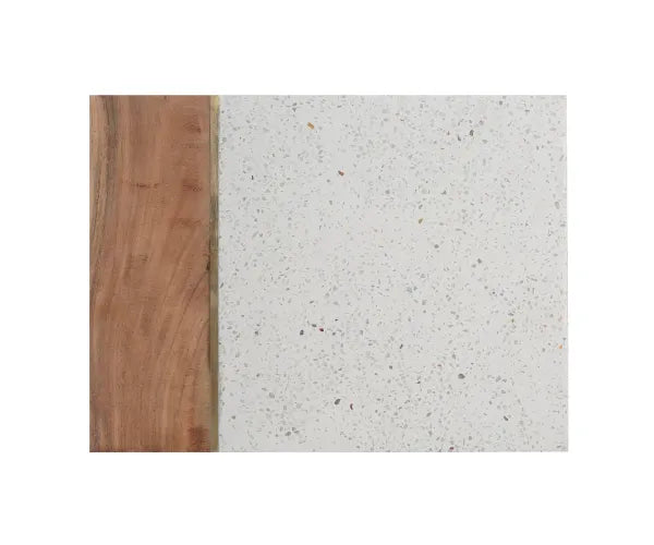 Elevate Your Kitchen with Elements Terrazzo/Acacia Rectangular Board .
