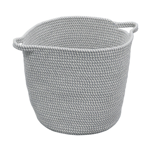 Organisez avec style grâce à notre panier de rangement rond en corde de coton Edison.