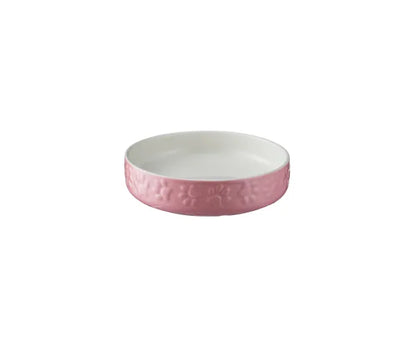 la Soucoupe adorable chat rose de 13 cm – Collection Couleurs mélangées.