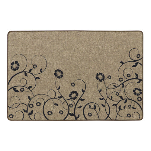 Elevate Your Décor with Elegance: Trailing Flower Mat 50x75cm .