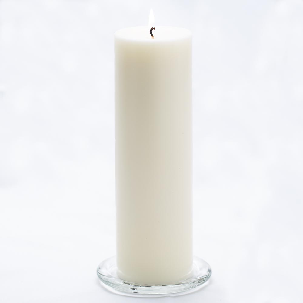 Élégante Bougie Pilier Blanche de 15 cm : Parfaite pour la Décoration Intérieure et les Événements