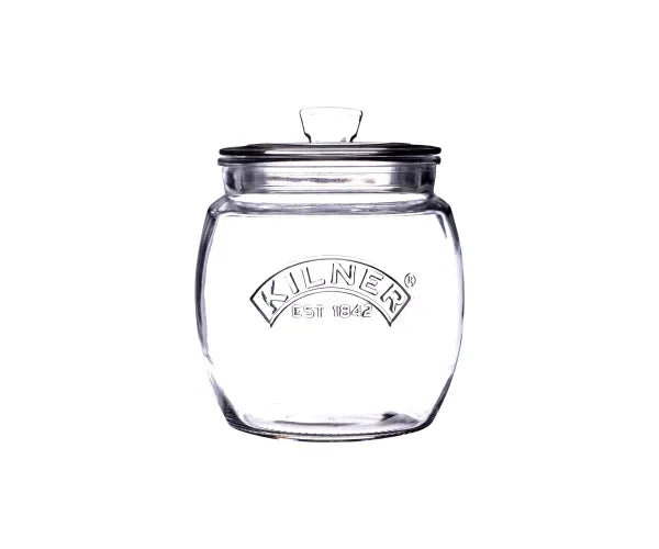 Pot de rangement polyvalent 0,85 litre avec couvercle à poussoir | Organisez votre cuisine sans effort.