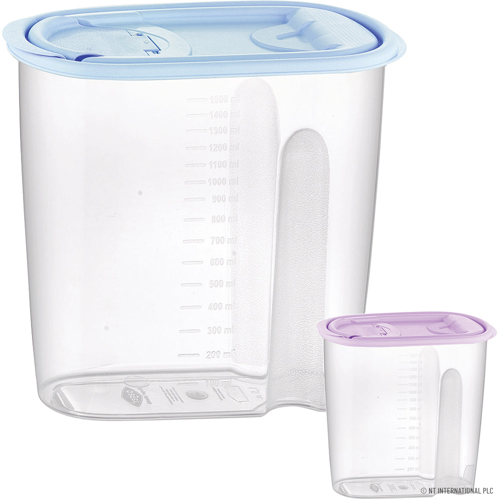Boîte de conservation Sapphire 2 pièces (1,5 L) - Solution de rangement pratique.