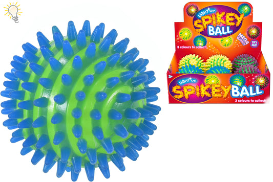 Illuminate Your Playtime with 90mm Light Up Spikey Ball