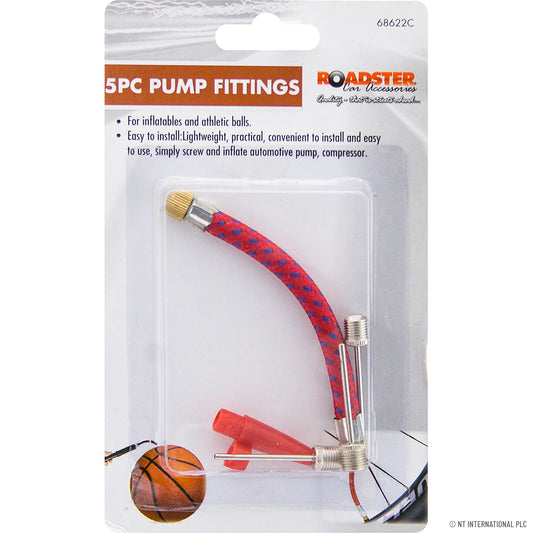 5pc Bike Pump Fitting Set