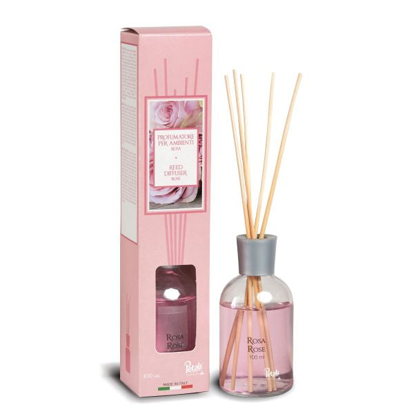 Petali Rose 100ml Reed Diffusers: Elevate Your Space with Floral Fragrance