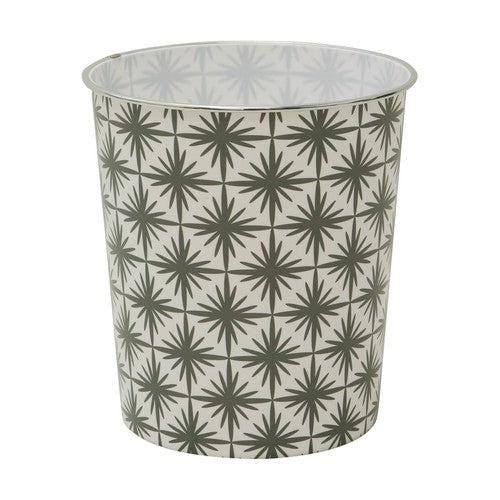 Corbeille à papier Geo en plastique efficace, Gris/Blanc - Gardez votre espace propre et écologique.