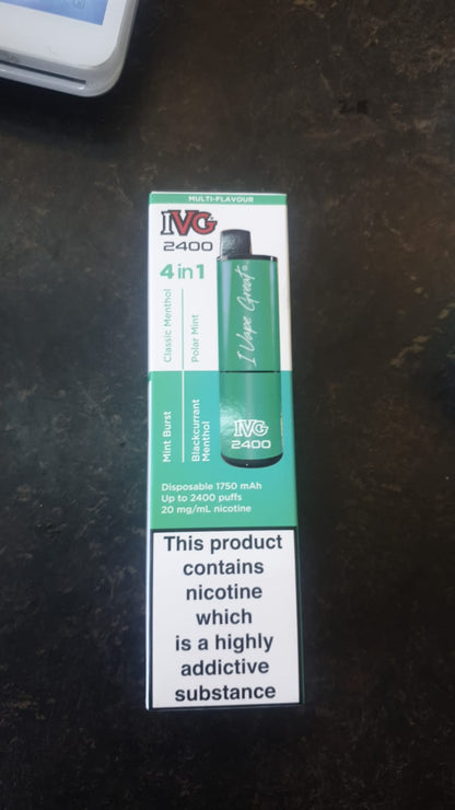 IVG Vape 2400 4in1 Menthol Edition