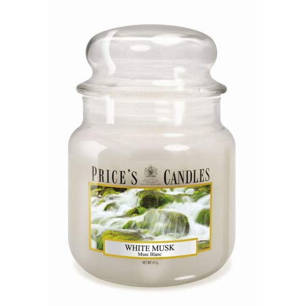 Pot luxueux de musc blanc moyen - Sublimez votre intérieur