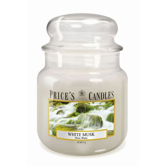 Pot luxueux de musc blanc moyen - Sublimez votre intérieur