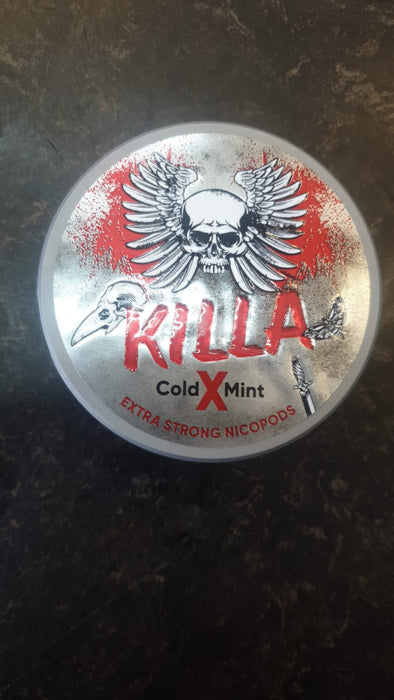 Killa Cold X Mint Extra Strong Nicopods An Intense Nicotine Experience