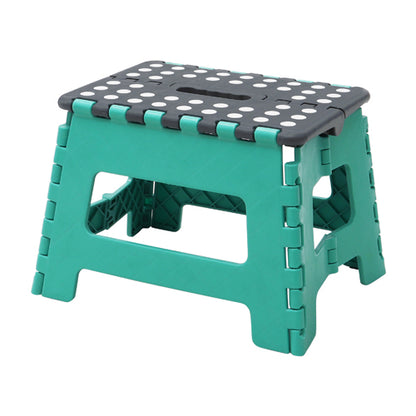 Tabouret pliant compact turquoise | Pratique et portable.
