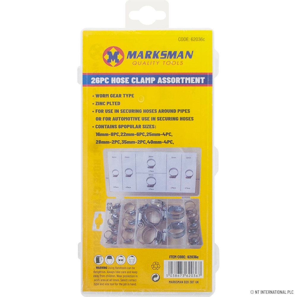 Kit complet de colliers de serrage - Assortiment de 26 pièces pour une étanchéité sûre et fiable