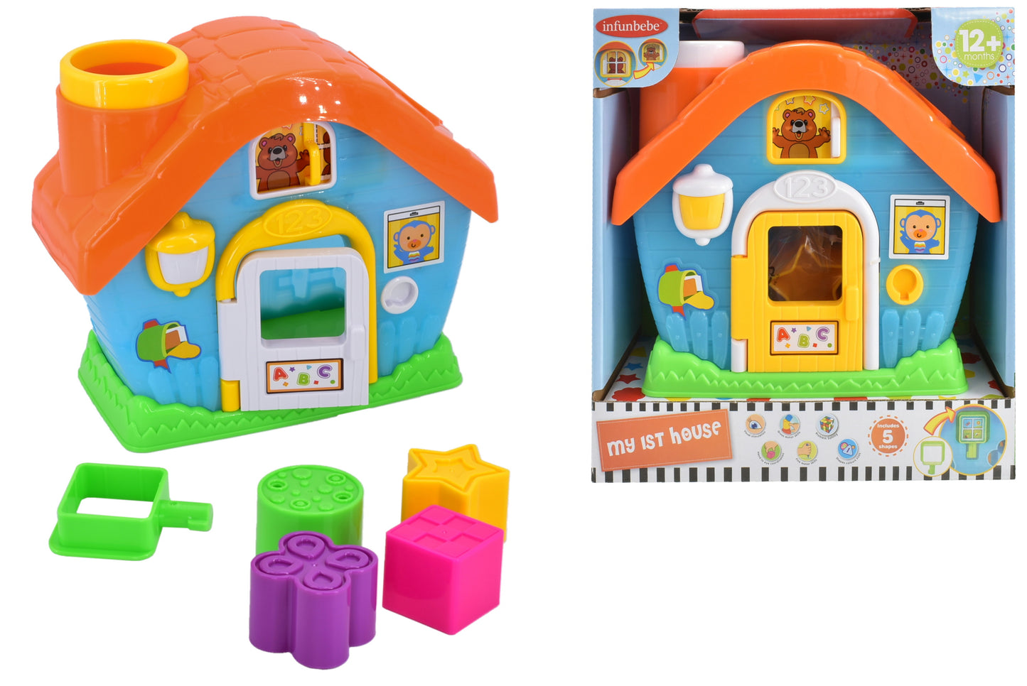 Explorez et apprenez avec le set de jeu Ma 1ère maison - Idéal pour les 12 mois et plus