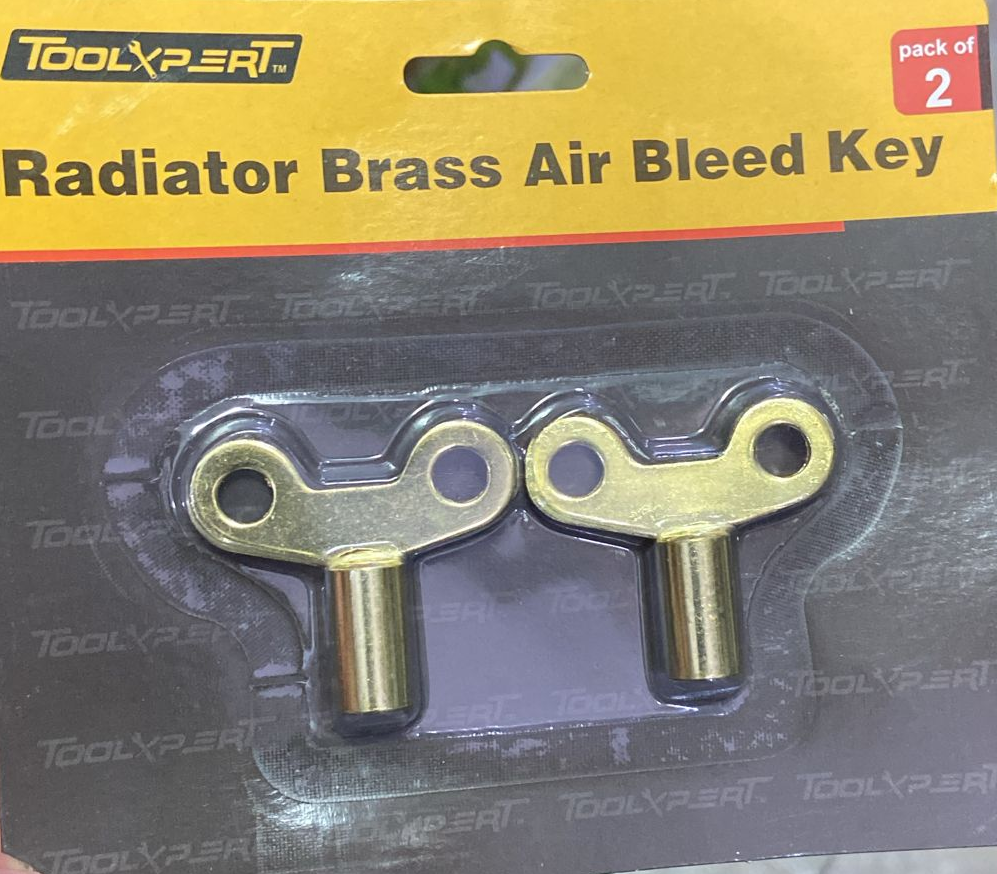 Radiator Brass Air Bleed Key PK Of 2